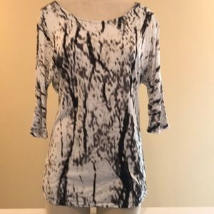 Calvin Klein Cold Shoulder Fitted-Elbow-Length